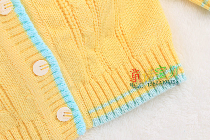 【安蓓儿开档棉线针织毛衣 <em>宝宝婴儿棉纱线</em>毛