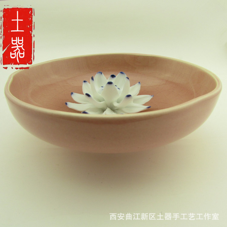 【特价 佛香莲花香盘 各种环保陶瓷香盘大量批