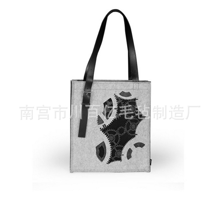 供應 純羊毛氈手提包 無縫毛氈包（圖）工廠,批發,進口,代購