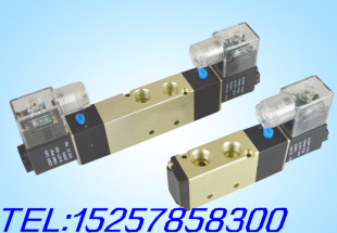 换向阀-亚德客型双头三位置封闭电磁阀 4V430