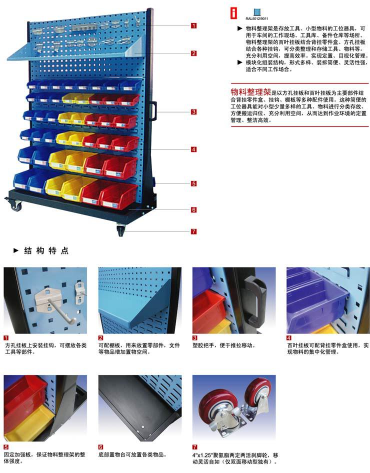 移动工具挂板车