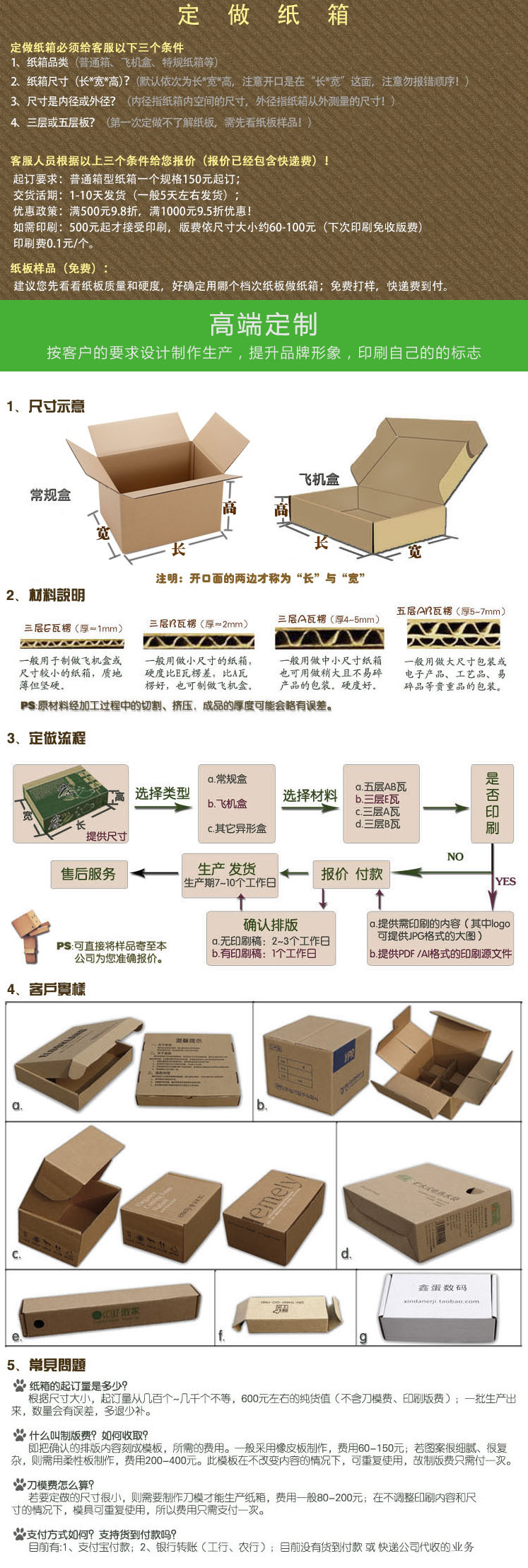 纸箱-【厂家订做】纸箱纸盒飞机盒说明