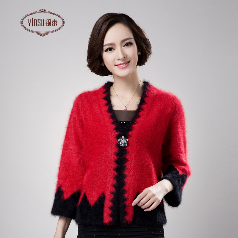 宽松<em>貂绒毛衣</em> <em>貂绒毛衣</em>