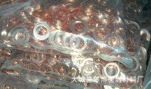 紫銅墊圈,退火銅墊片,紫銅墊片,壓力表用紫銅墊