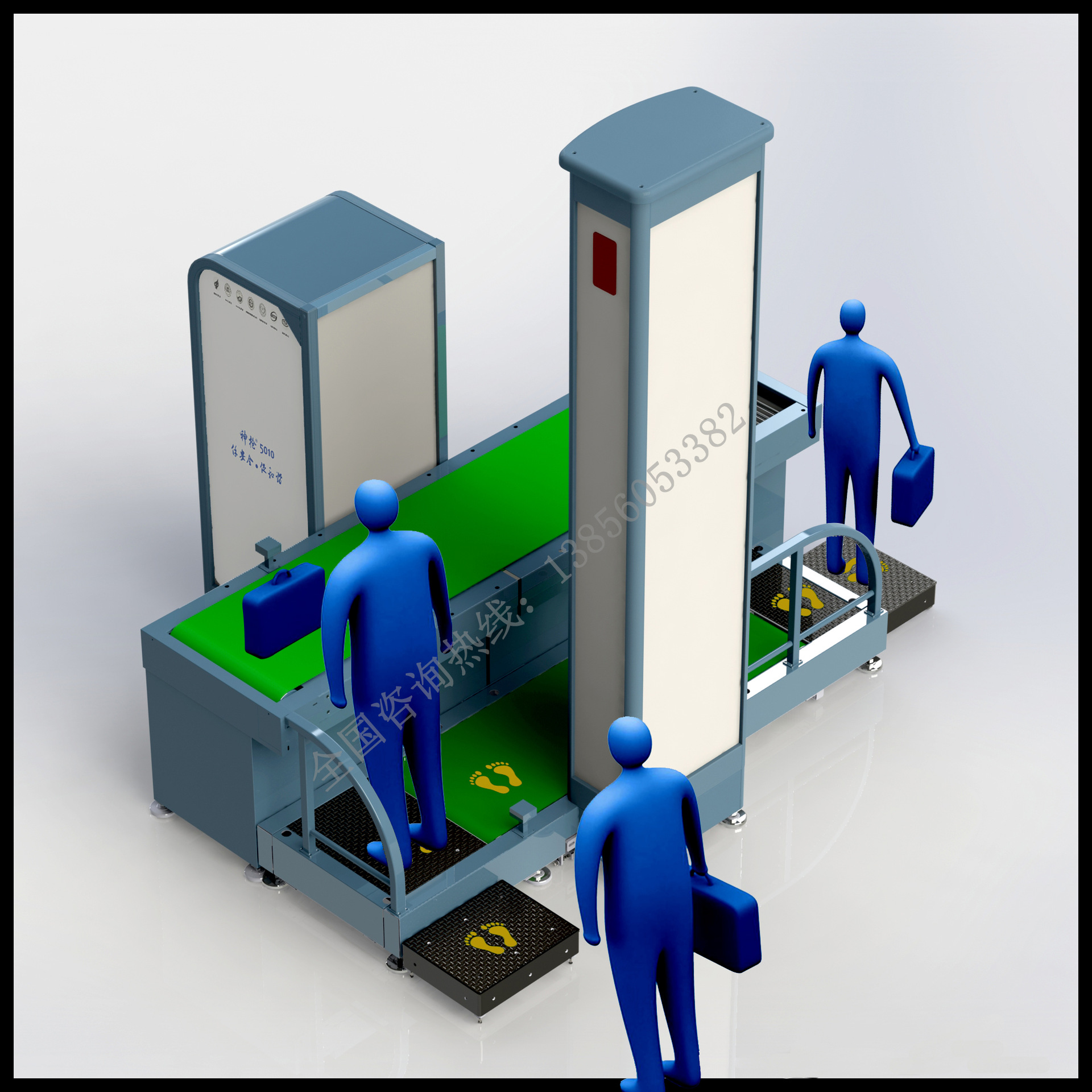 安检门-双通道X射线行李安检机\/双通道人体安