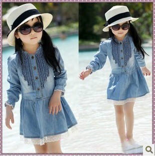 批发采购童裙-2013<em>新款春装女童装</em> 欧美大牌 