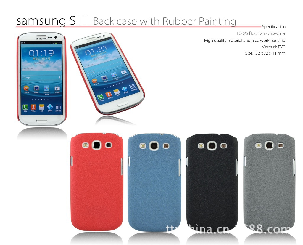 Samsung S3 Back case with rubb