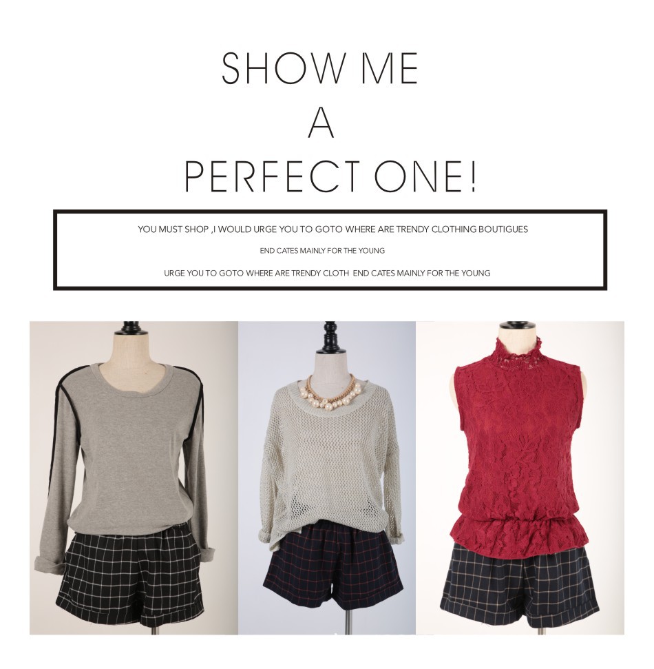 韩国原单13秋冬新款<em>格子宽腿</em>显瘦<em>短裤</em>4101 - 