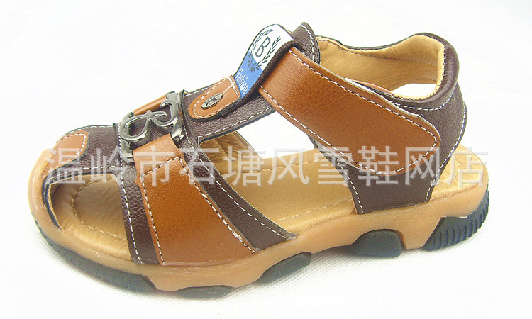 男童包頭軟底兒童涼鞋