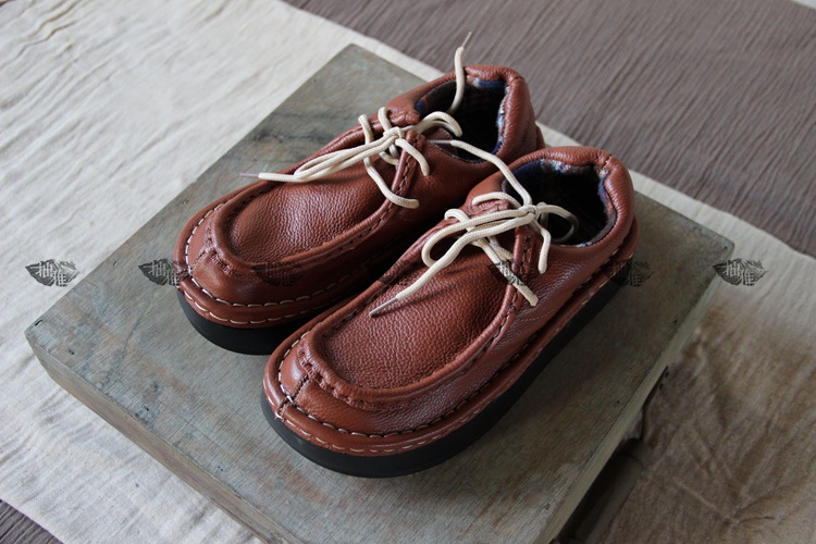 【<em>斯琴</em>风格<em>女鞋</em>百搭头层牛皮超轻休闲鞋<em>女鞋</em>H