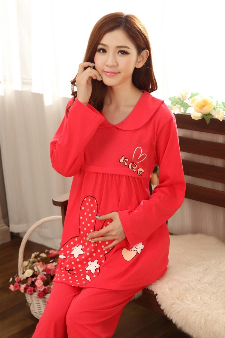 <em>孕妇</em>装-秋冬款<em>睡衣</em>可爱卡通 <em>孕妇</em>月子服女<em>睡衣</em>