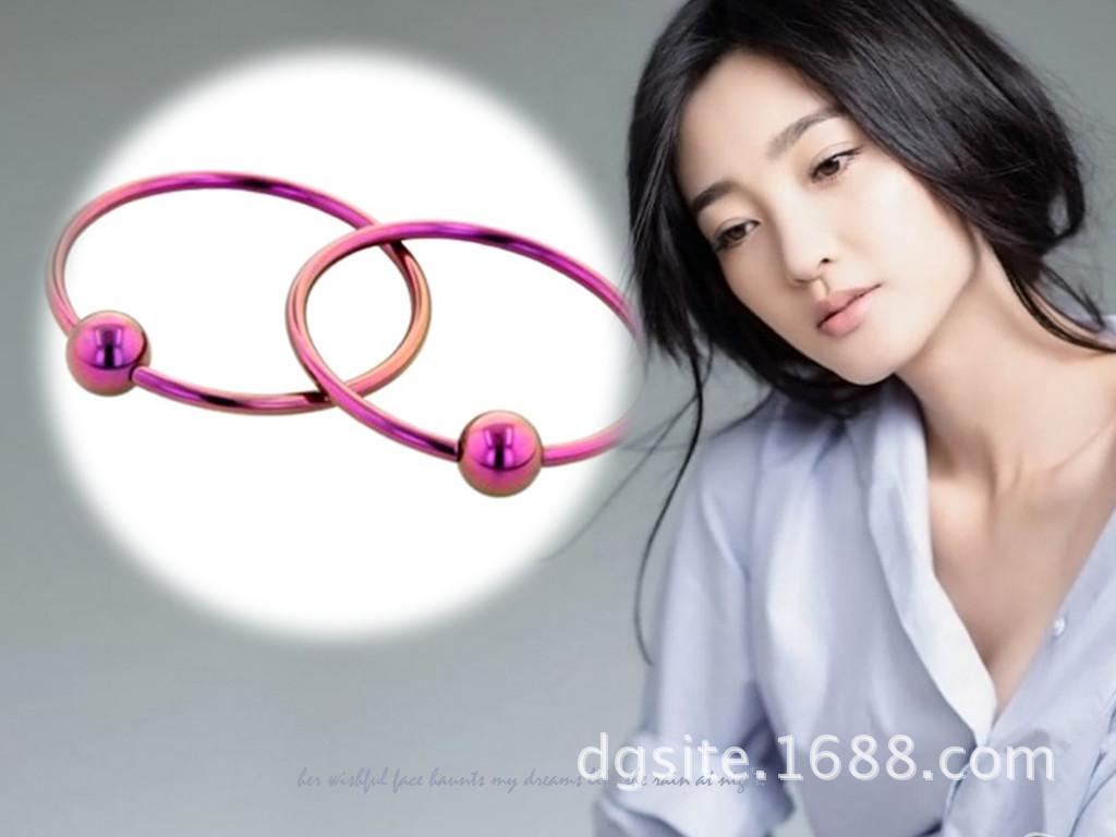 【简约靓丽穿刺耳圈耳环低价热卖 东莞穿刺饰