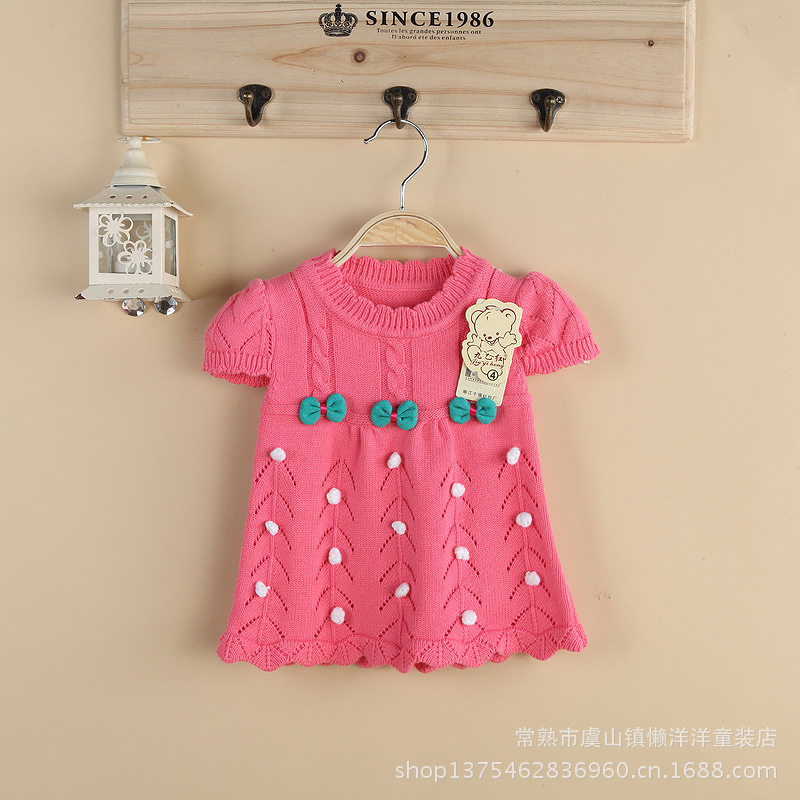 <em>秋款</em>童装 韩版<em>女童</em>全棉针织<em>马甲</em>背心 小童纯色