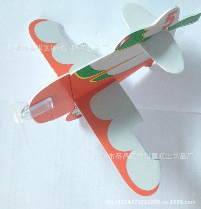【泡沫板儿童玩具飞机模型.kt板飞机模型】