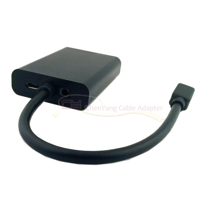 【平板 手机Micro HDMI转VGA带音频视频USB