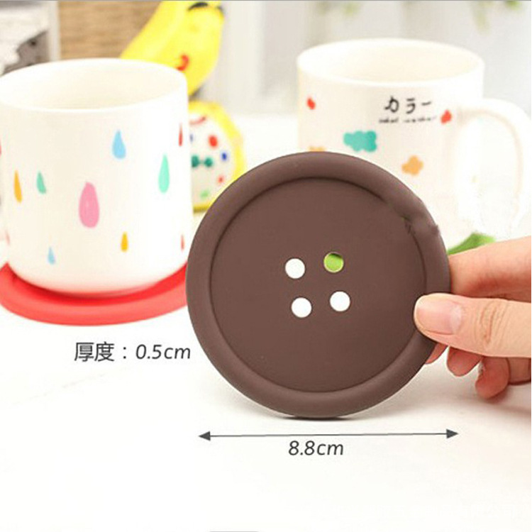 纽扣杯垫