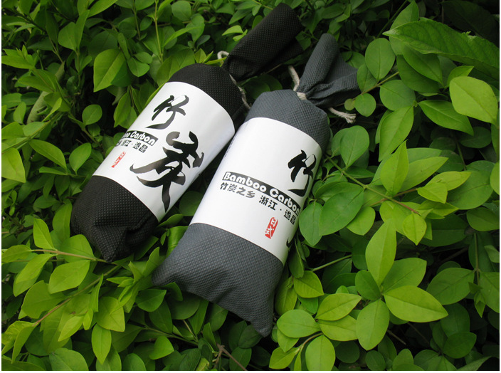 车用135g日式竹炭包 衣柜抽屉除异味防辐射净