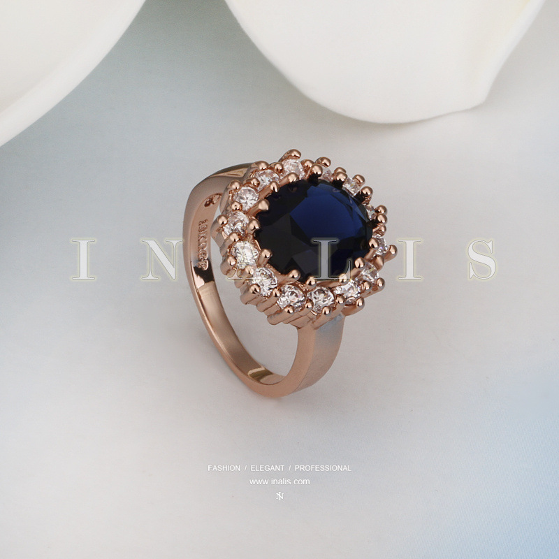 【新款热销 外贸手饰 高档礼品<em>戒指</em> 气质<em>女王</em>镶