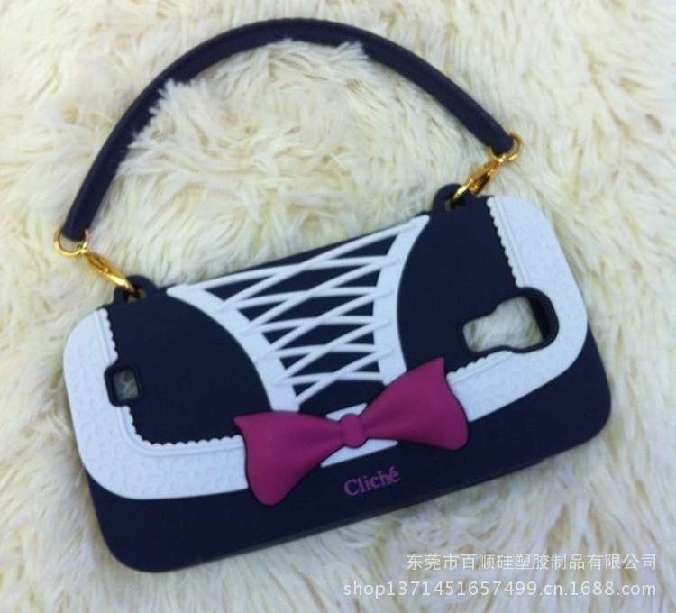 S4蕾丝蝴蝶结手提包