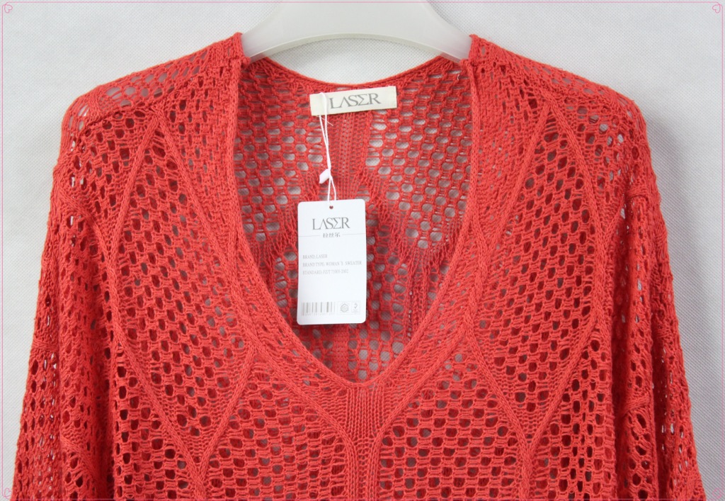 【镂空勾花网眼蝙蝠袖<em>女式针织</em>衫<em>开衫</em>】<em>价格</em>,