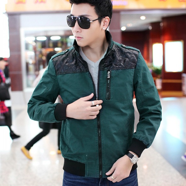 一件代发 <em>夹克</em>男<em>外套</em> 修身<em>男夹克</em>衫 男士<em>秋冬</em>新