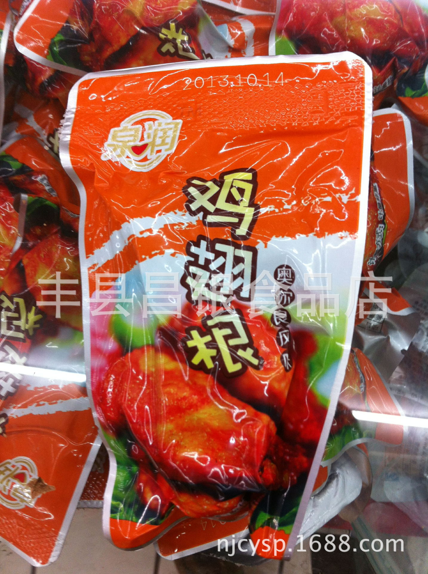 泉润 三国五味 奥尔良风味鸡翅根 一箱10斤 图