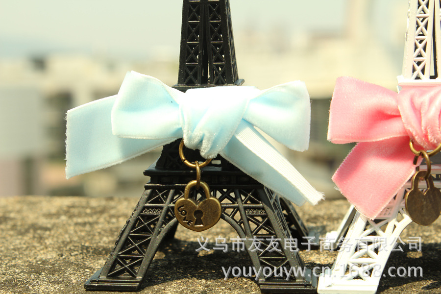 韩国文具 天克专柜 梦幻巴黎铁塔摆件 浪漫爱情
