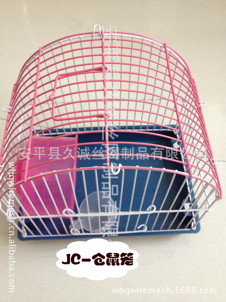 【方形仓鼠笼 出口金属铁丝折叠笼 仓鼠宠物笼