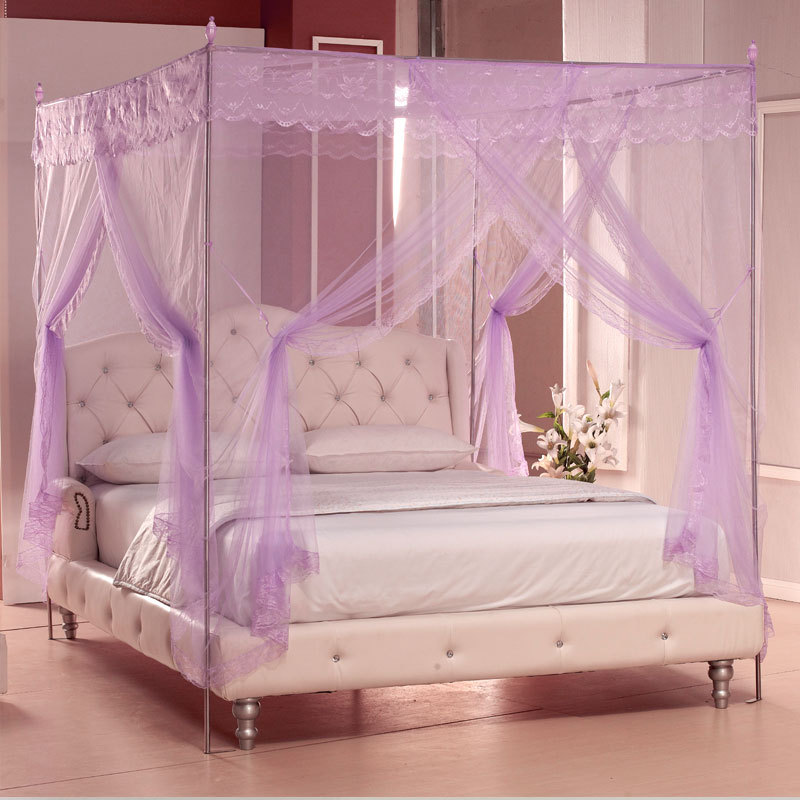 豪华拉链蚊帐 2012新款不锈钢防蚊布纹帐 三开