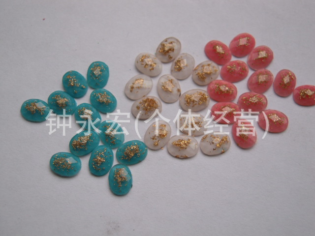 廠傢直銷各型狀小規格指甲飾品珠子