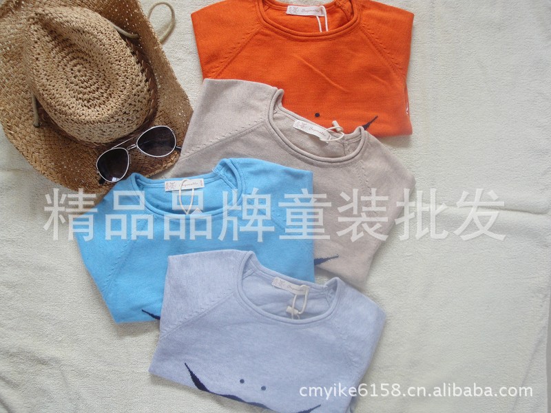 苏格马可 2013春季新款 时尚儿童圆领胡子图案