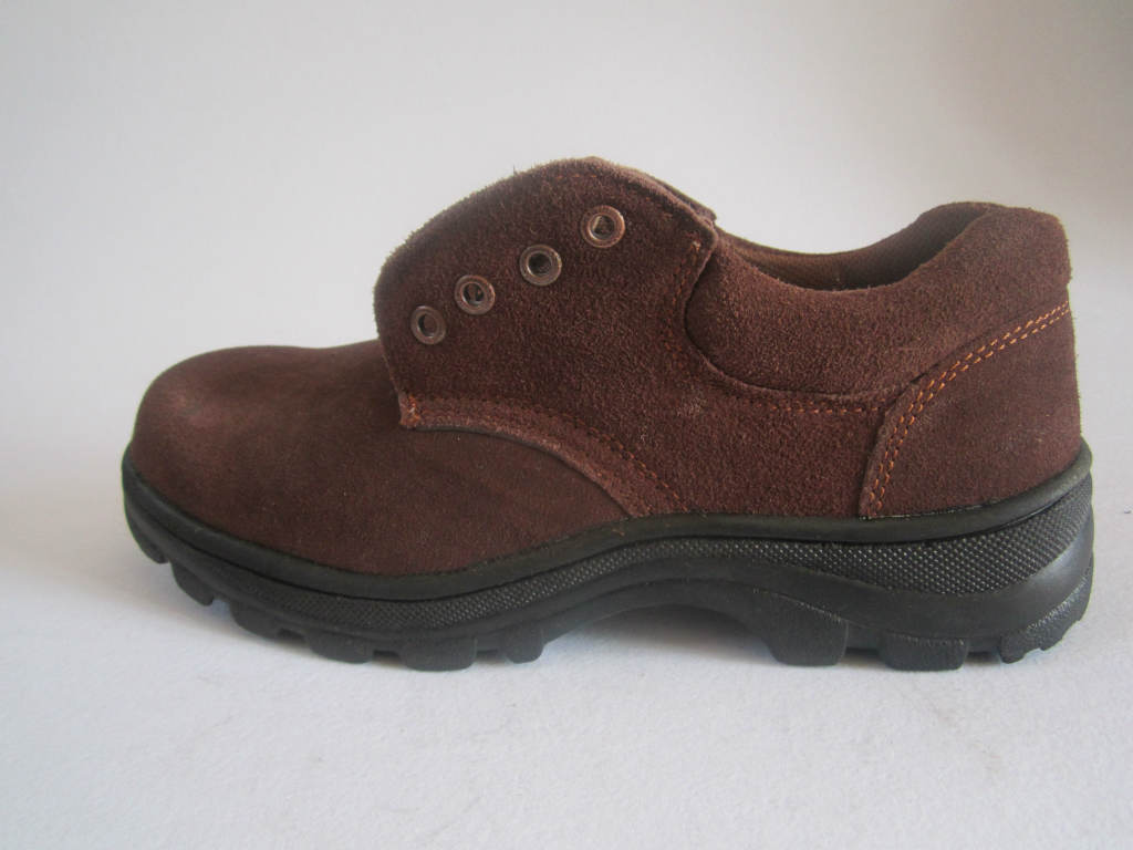 防护鞋-厂家直销反绒牛皮棕色劳保鞋 质优价廉