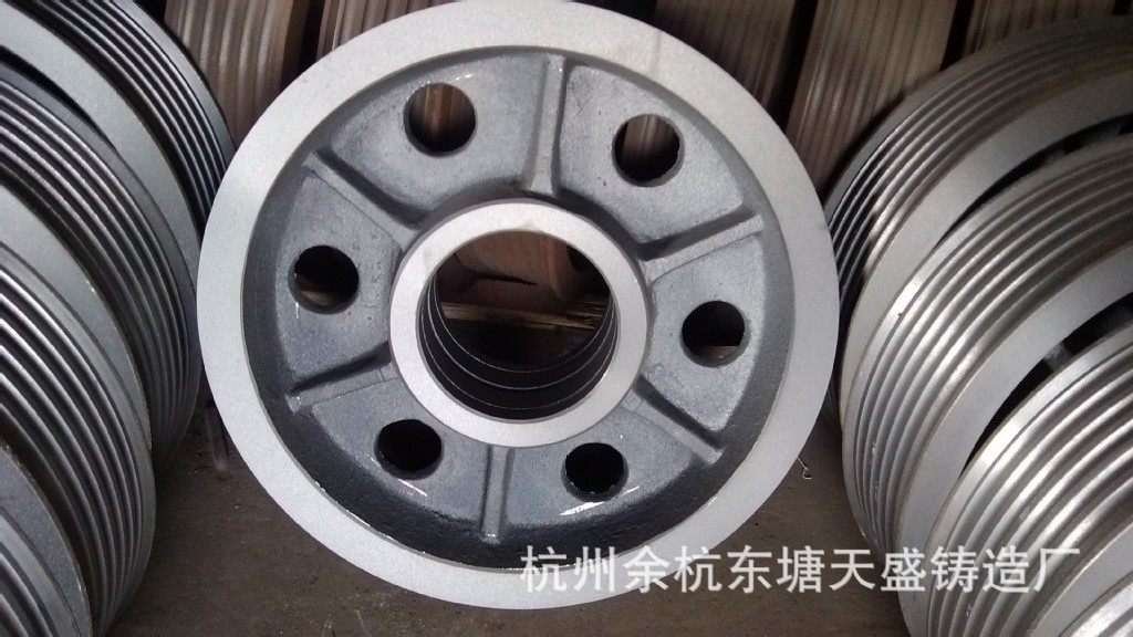 【专业铸造厂 铸铁加工 电梯绳轮 导向轮 轿顶轮