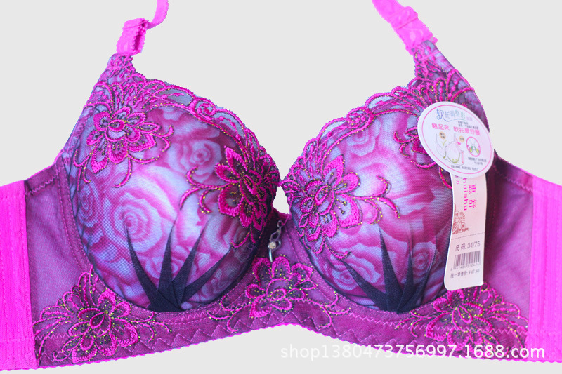<em>文胸</em>-厂家直销 玫瑰印花刺绣<em>文胸</em> <em>薄款</em> 一件代