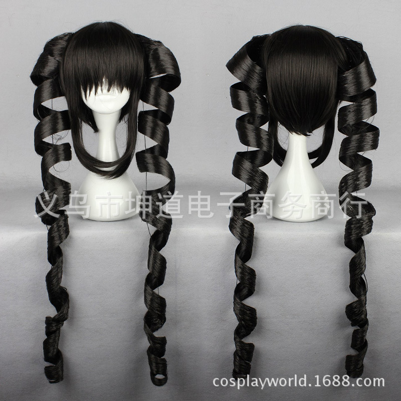 【弹丸论破黑白熊女体cos动漫假发批发代理定