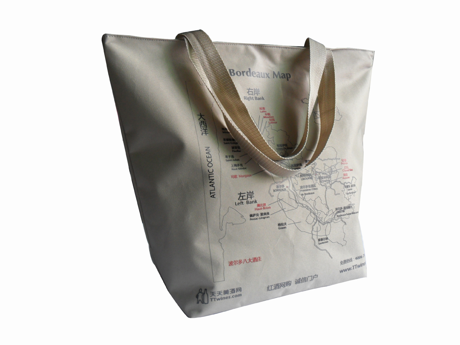 【供应高档精美女士专用帆布购物袋 帆布广告