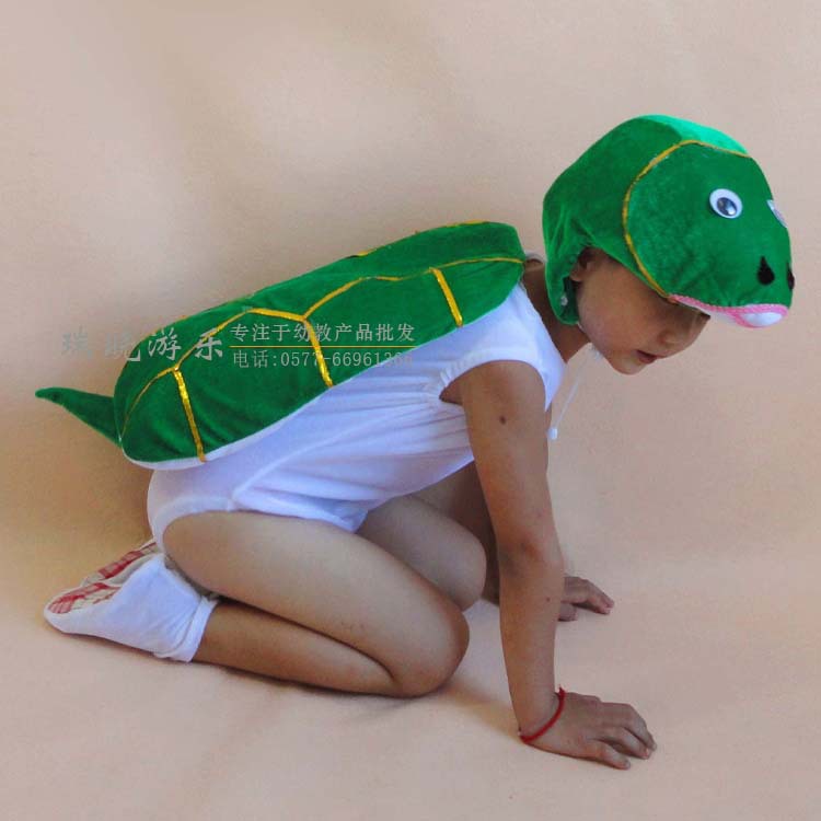 批发采购舞台服、表演服-乌龟跳舞演出服装 儿