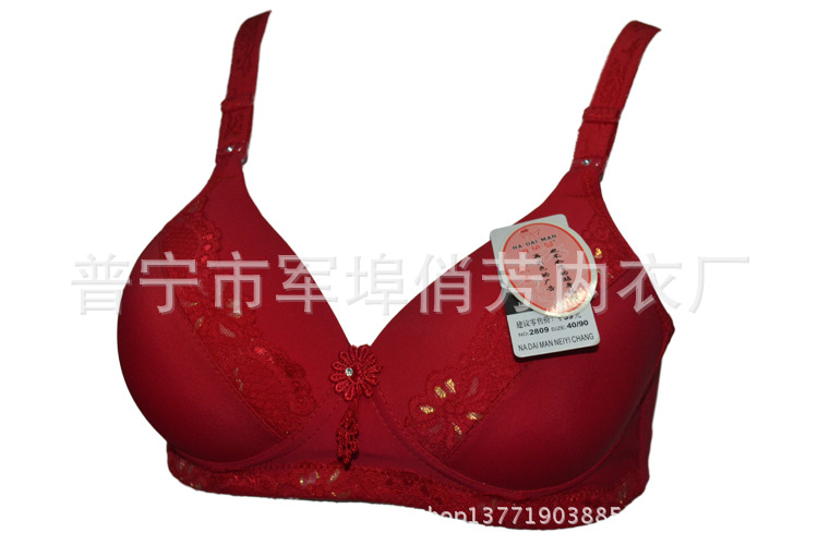 【内衣<em>外贸</em>批发<em>文胸</em>上托聚拢调整型 传统型侧