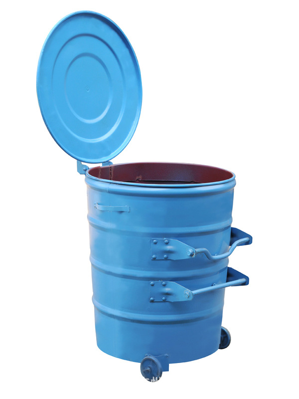 工厂区户外用大铁桶