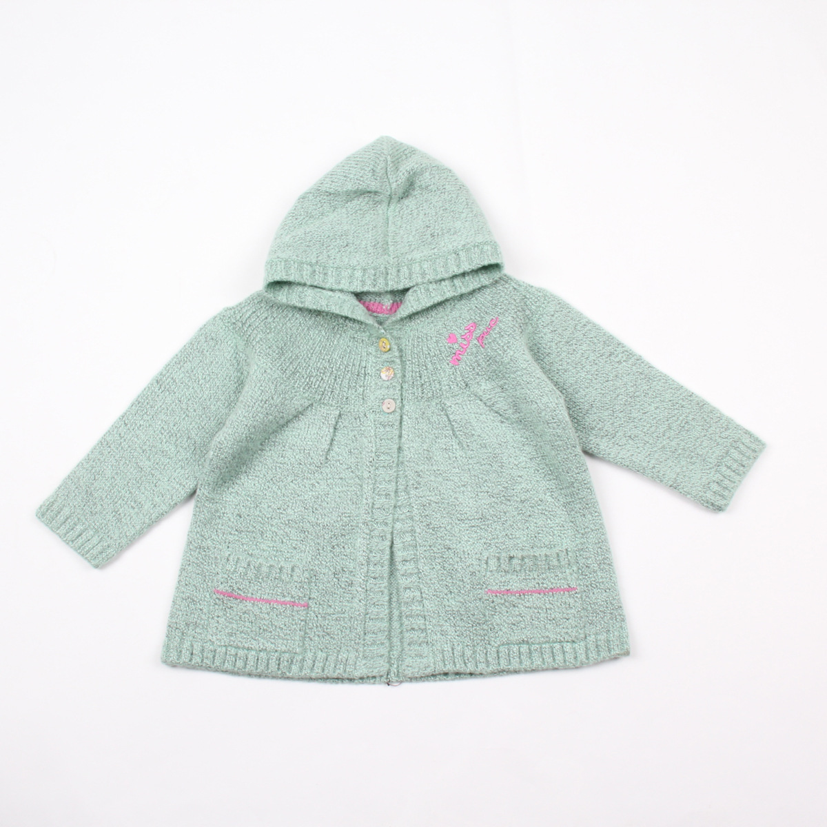 <em>原单</em> 马海毛 柔软绣花 女童<em>毛衣开衫 外套</em> 新款