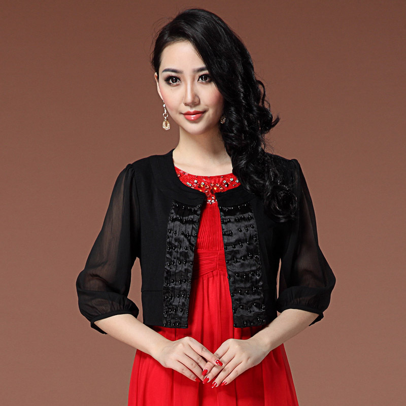 2013女装小<em>披肩</em> 短款小坎肩<em>中袖开衫</em>小<em>外套</em>女