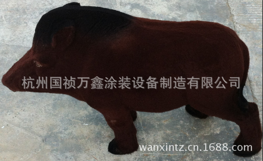 玩具猪植绒效果图