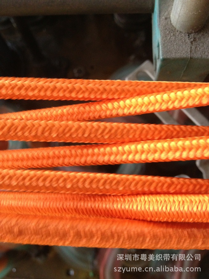 10MM橙色松紧绳