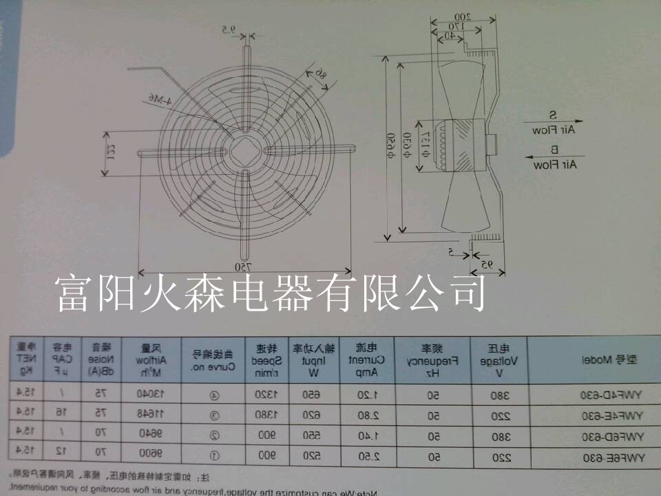 外转子冷干机风机，冷冻式干燥机电机