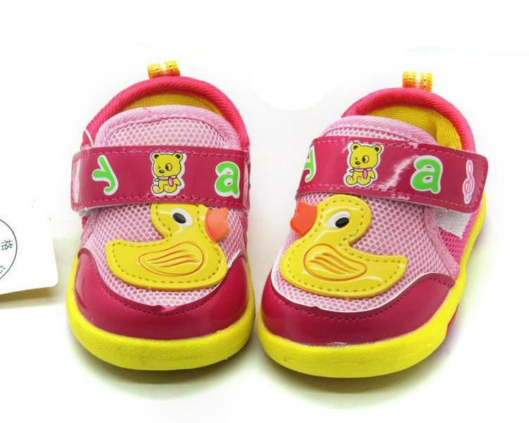 童鞋、婴儿鞋-已售完阿布豆B-5小鸭子网布造型