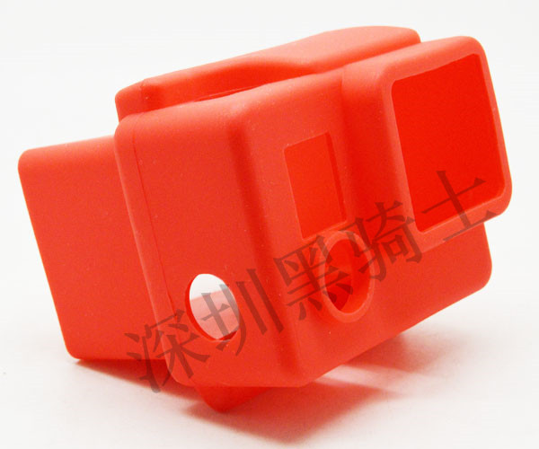 GP98 GoPro配件 Hero3+硅胶套 保护套 黑蓝绿