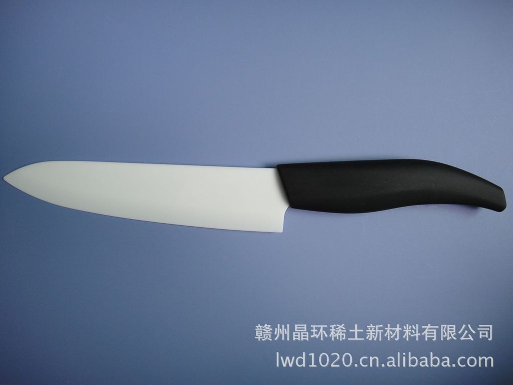 批发采购厨用刀-供应ABS柄氧化锆陶瓷刀 黑刀