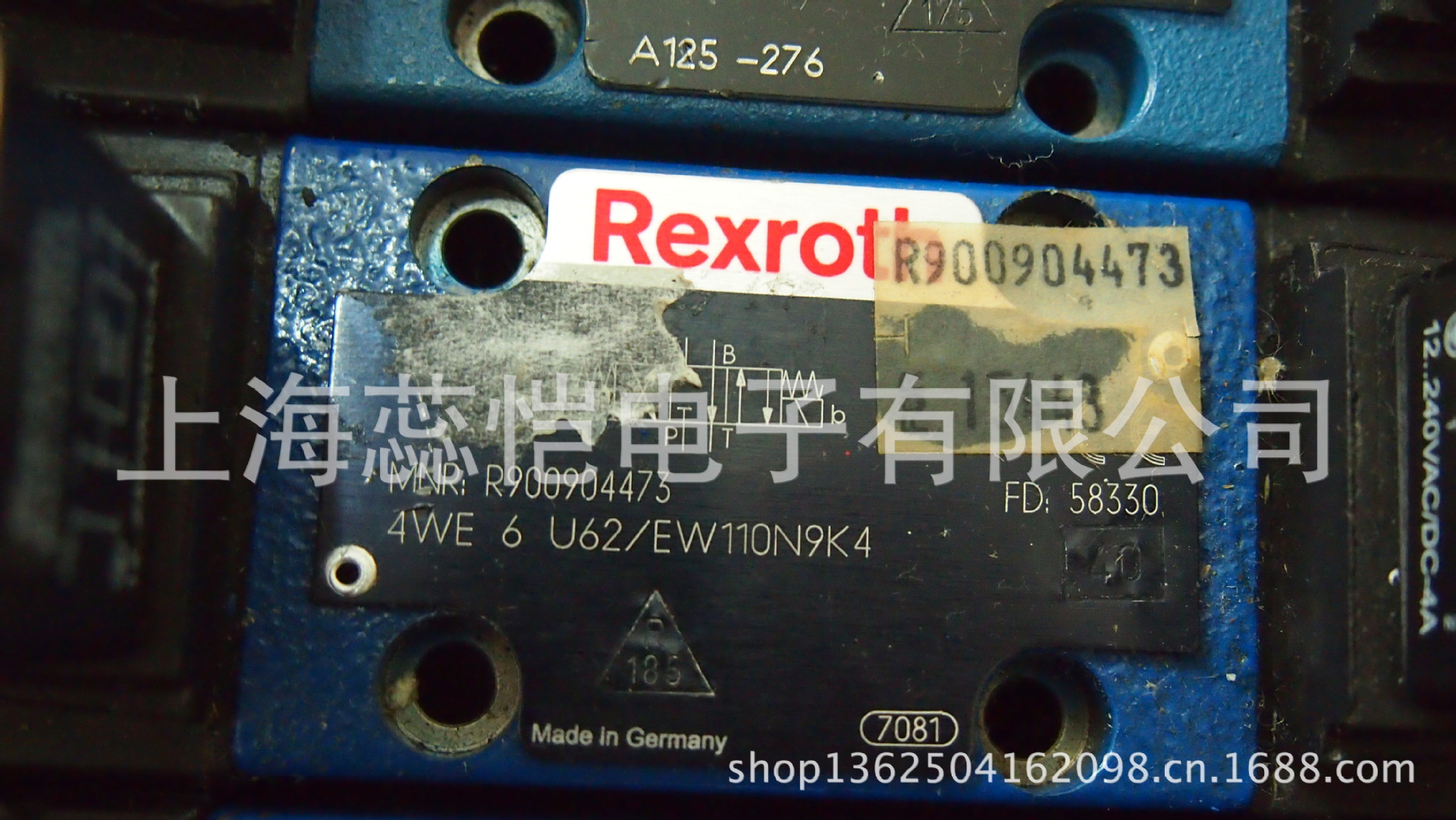 Rexroth通电磁阀4WE6U62EW110N9K4八成新