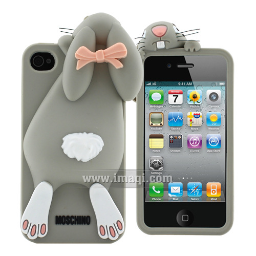 齙牙兔手機殼 iphone4 主圖