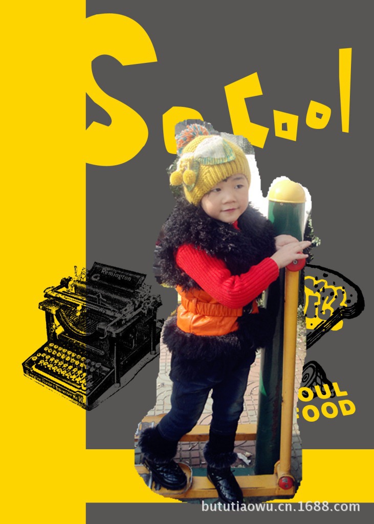 【2013 女童<em>皮马甲</em> 时尚皮草马甲 <em>加棉</em>童装马甲